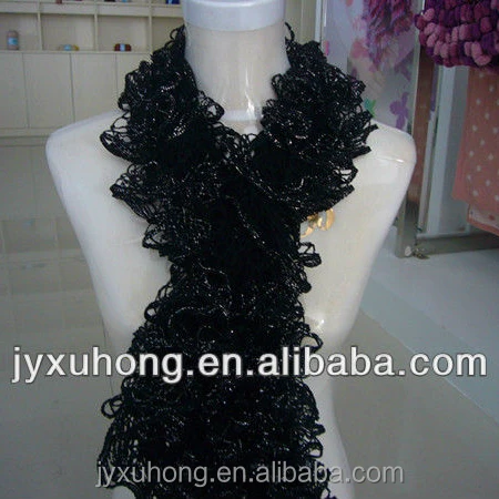 
Фэнтезийная кружевная пряжа с люрексом для вязания 