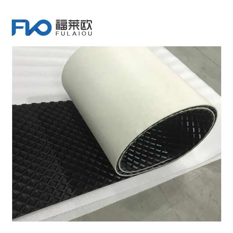 3 layer PVC Grinding Square wood chip conveyor belts