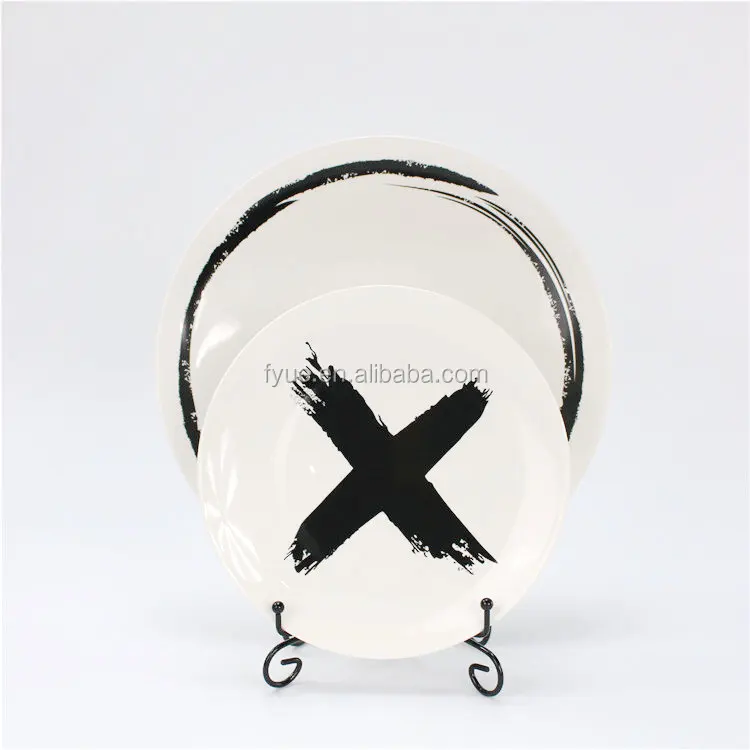 White turkish hotel ceramic dinnerware sets / durable and sustainable porcelain dinner set for weddings