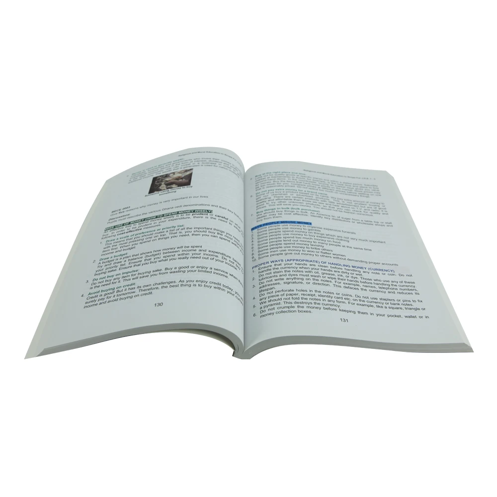 
Wholesale Cheap Custom Colorful Educational College Textbook Printing with High Quality 