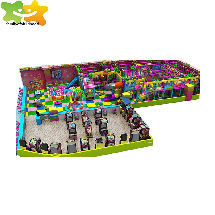 pvc material children indoor playground maze for baby area