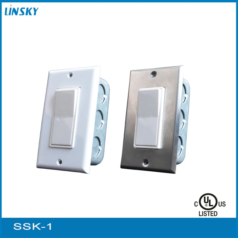 
American standard 15A 125V AC Quiet Single Pole Toggle Switch With Side Wiring 