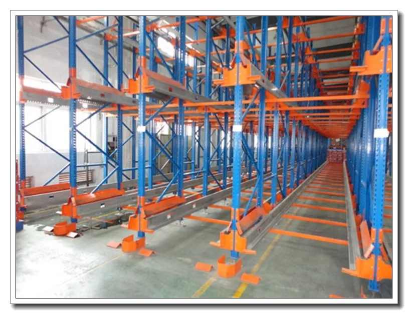 Warehouse Automatic Racking Radio Vehicle Pallet System