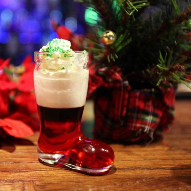 1.5oz boot shaped shot glasses wholesale mini boot shot glass