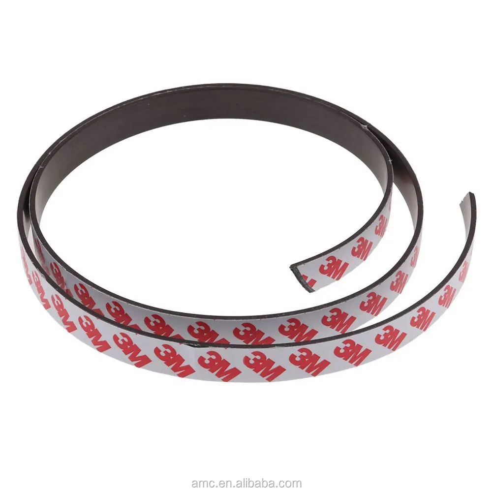 Double sided adhesive magnetic tape