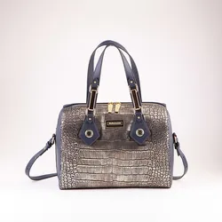 5081-Global Wholesale Market Style High End Brand Luxury Lady Crocodile Leather Handbag Boston Bags for Women Bolsos Femininas