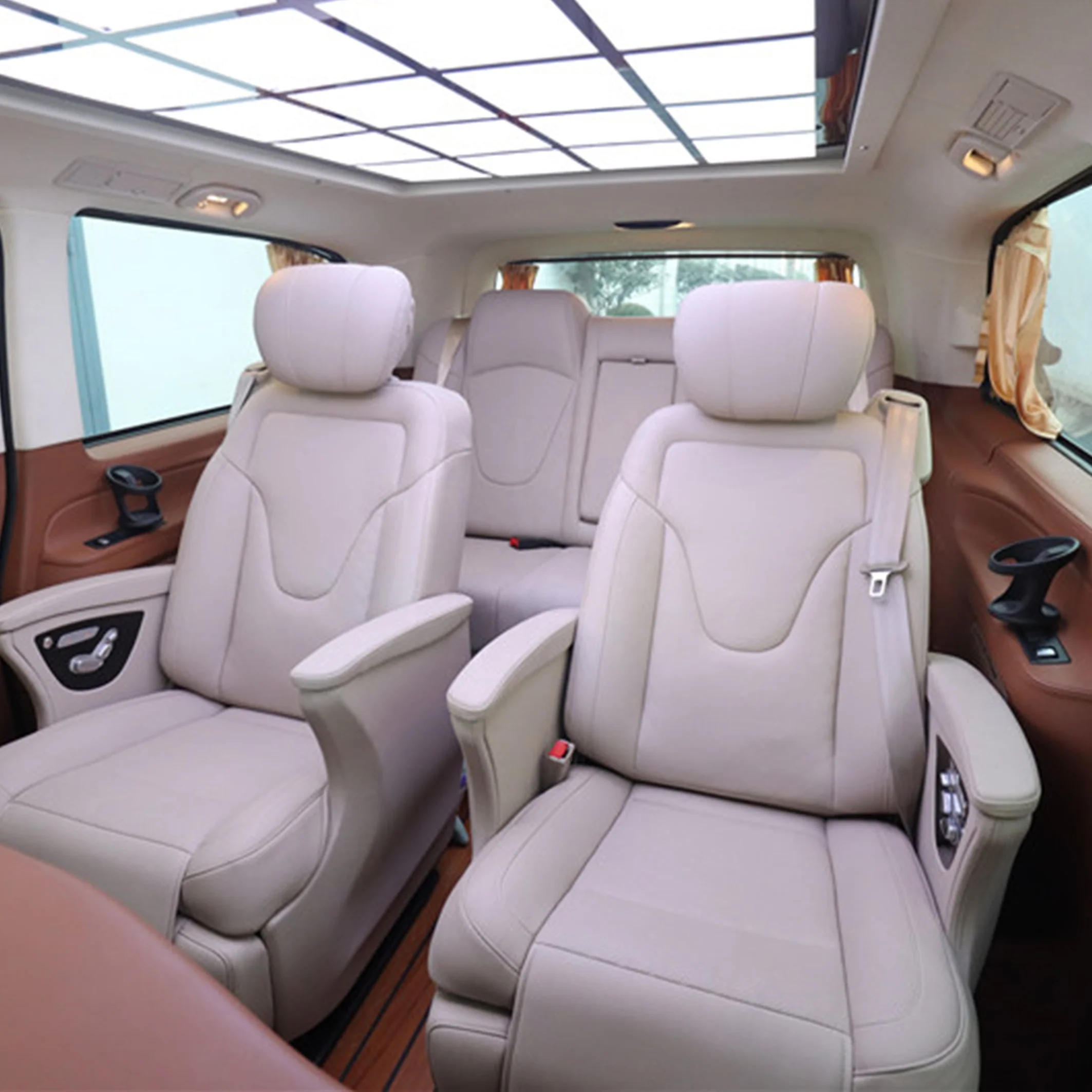 Auto Seat Luxurious Car chair W447 car sofa Electric Adjustable Leather For MPV with massage fan