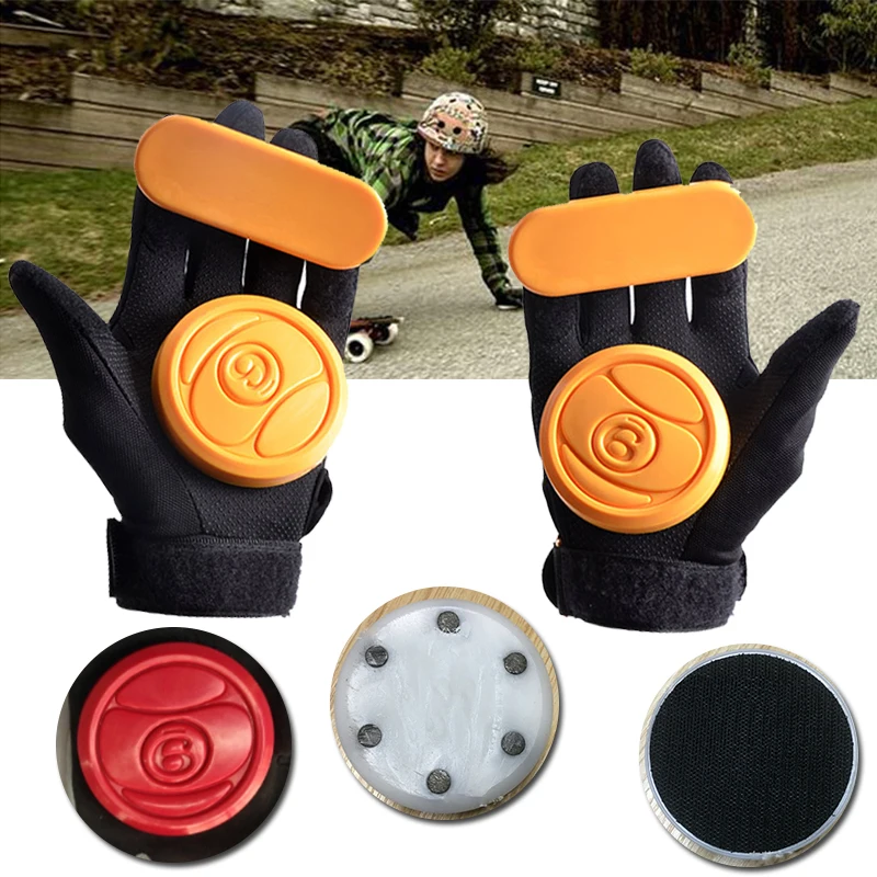 
POM Material Skateboard Accessories Longboard Gloves Palm Puck 