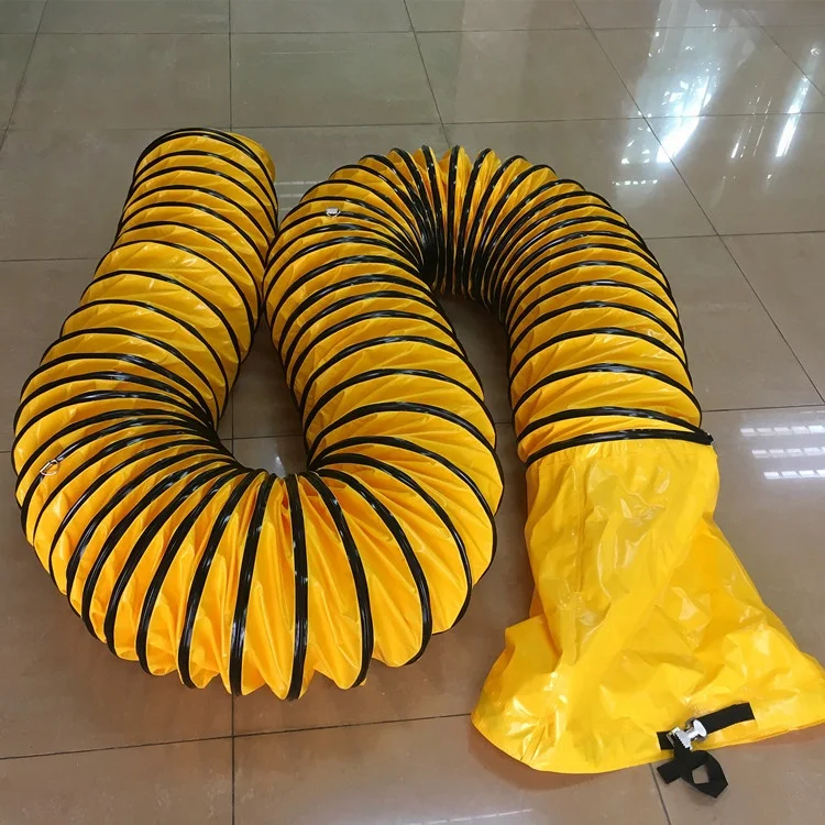 350mm diameter high quality spiral pvc ventilation flexible air duct hose
