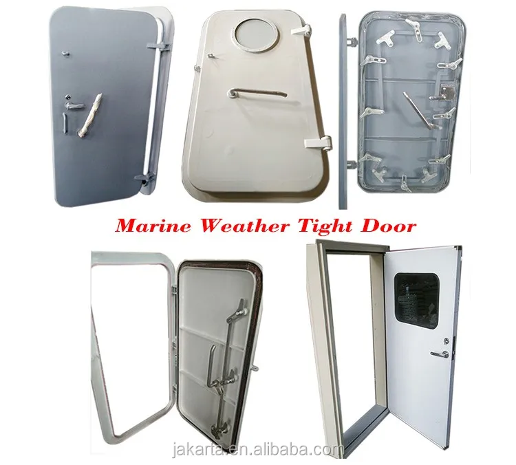 Chinese SOLAS Standard Marine water tight Weather Tight door sliding steel aluminum fire Door for Boat accessories Marine parts