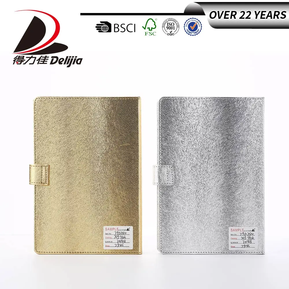 1805027 Golden or sliver glitter japanese cute hard cover notebook