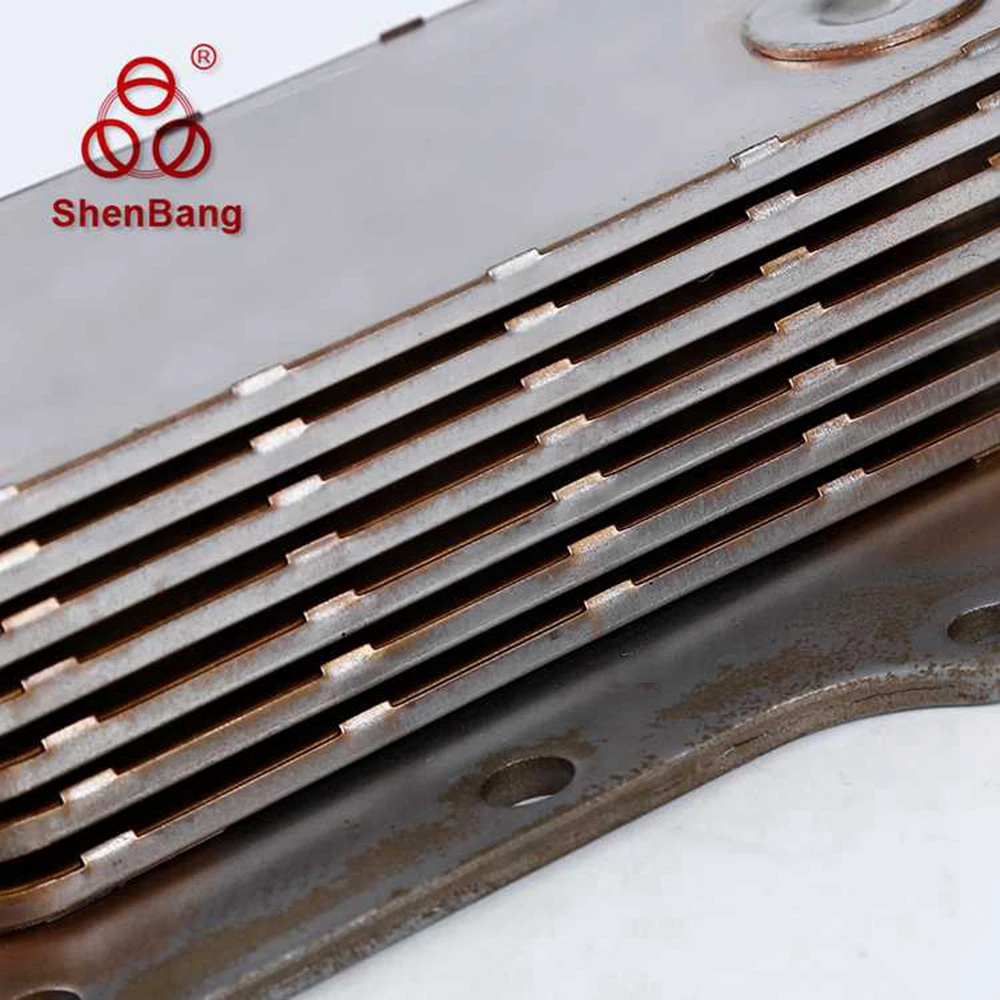 Diesel Engine Cooling System Parts heavy duty Truck Oil Cooler ISDE 4ISDE ISBE QSB Oil Cooler Core 3959031