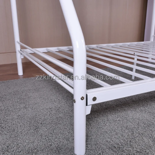 Factory price iron double decker bed frame cheap bunk bed for sale