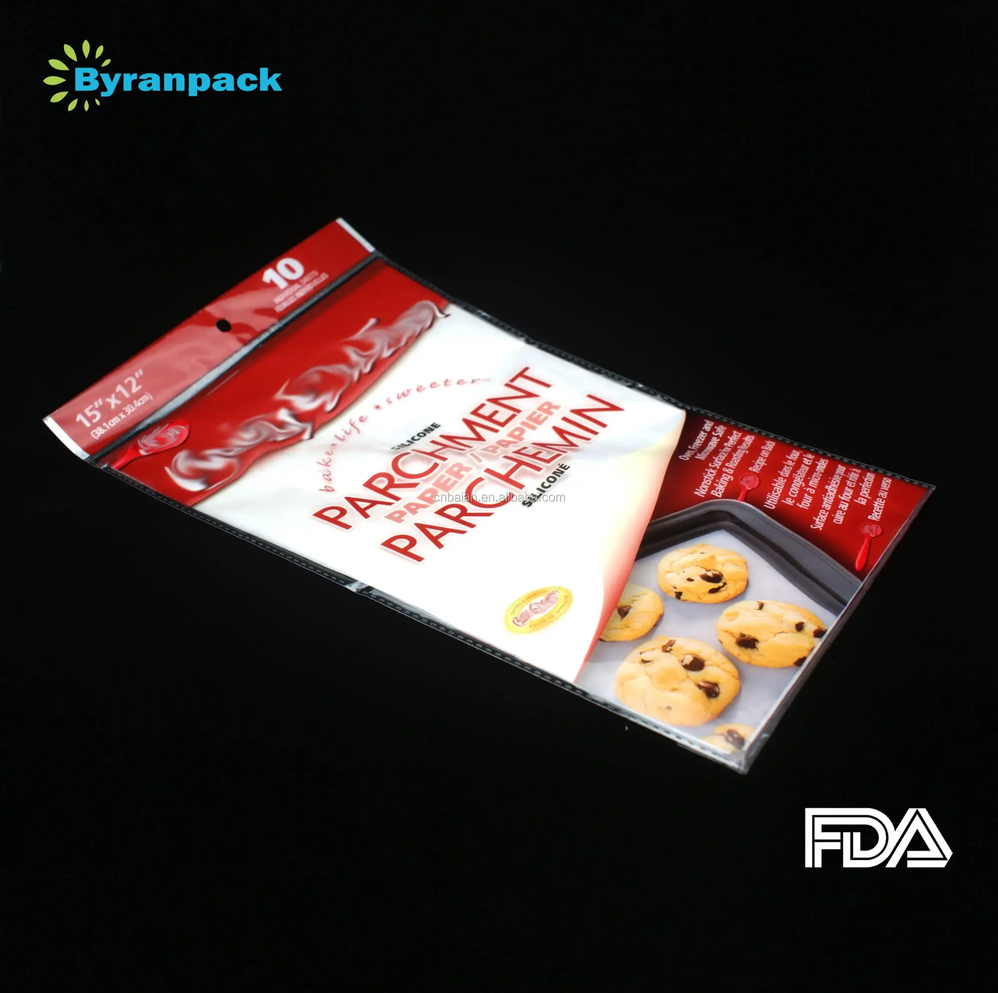 Reusable silicone coated food grade oven safe proof paper