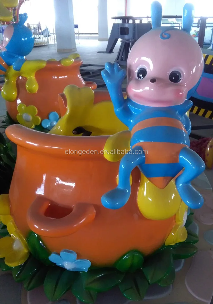 Hot sale kids amazing theme park rides for sale tagada mini amusement park rides Bee turntable