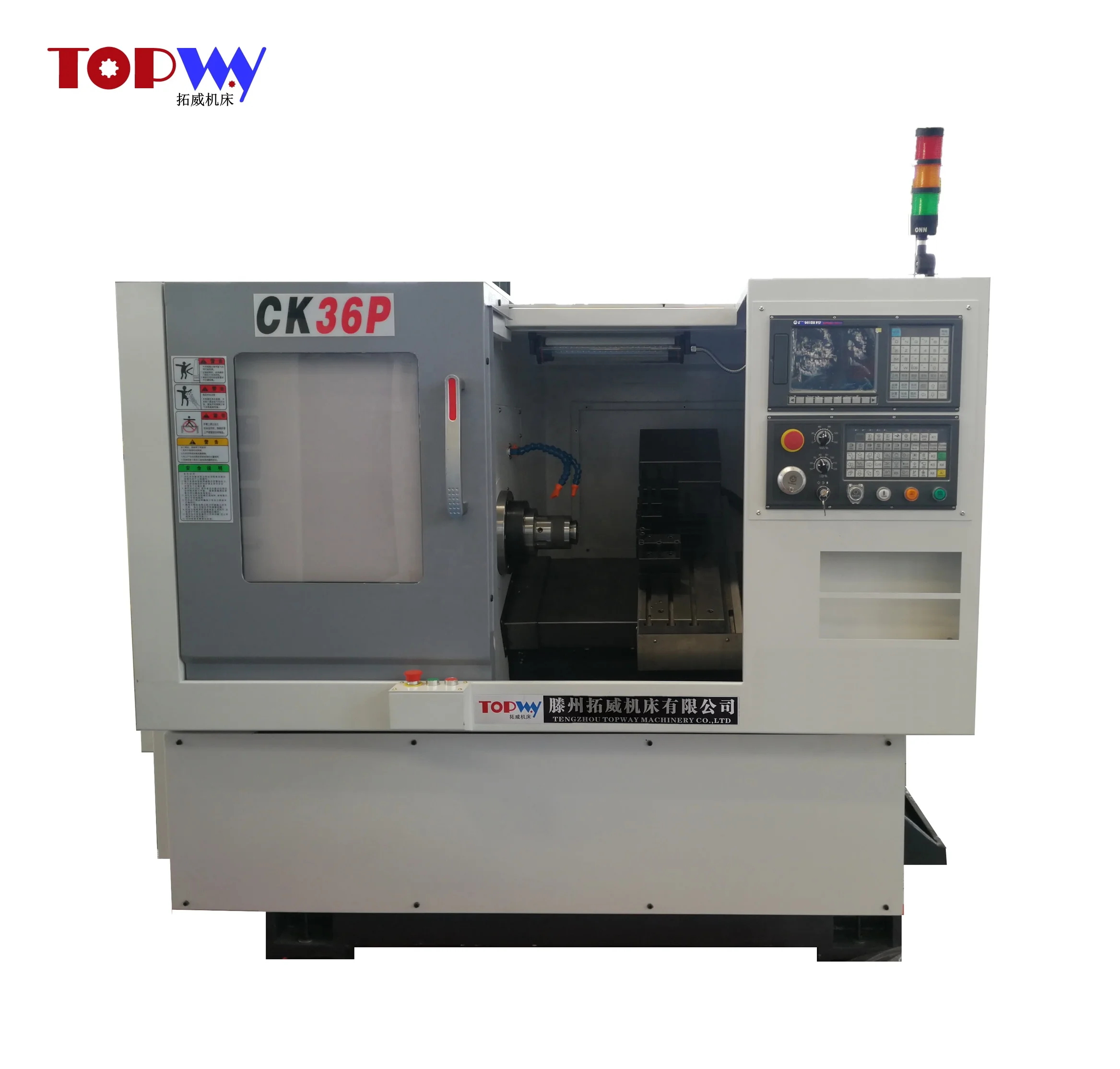 CK32P Mini Slant Bed CNC Turning Center CNC Lathe Machine With Gang Tool