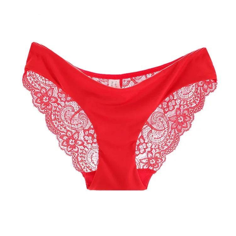 Free Sample Cheap Wholesale Underwear See Through Lingerie Sexy Lace Seamless Women Winter Panties