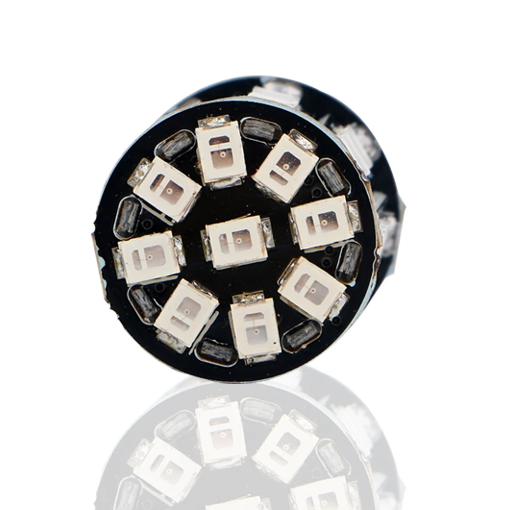 High Power BAU15S 7507 PY21W 1156  Amber white 33 SMD 2835 LED Bulb For Front Turn Signal Lights Direction Indicator Lamp