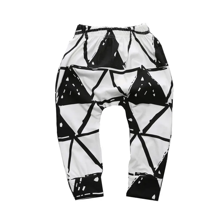 
INS Spring Autumn Hot Selling Cotton Baby Boy Girl Harem Trousers Printed Infant Clothing Toddler Clohth Leisure Harem Pants 