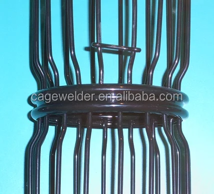 Dust collector cage making welding machine