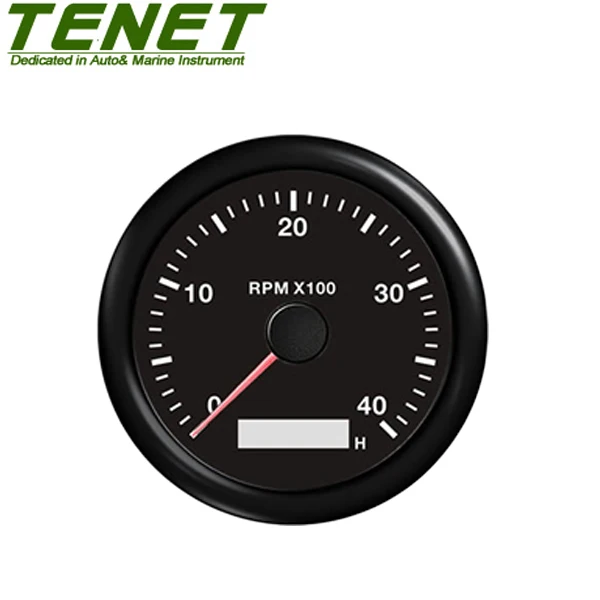 85mm Motorcycle Tachometer with 8-80V DC Working Voltage, IP67 Waterproof