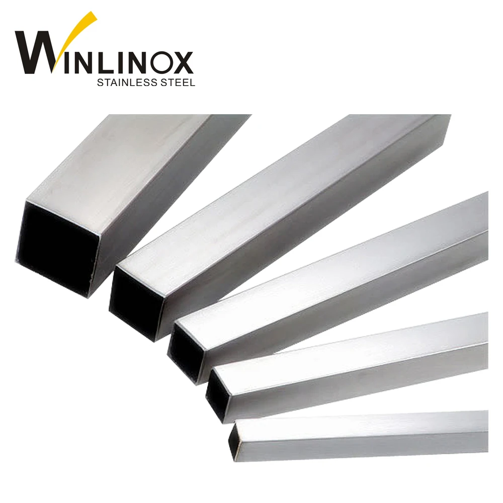 box pipe hollow section 200 300 400 series stainless steel square pipe