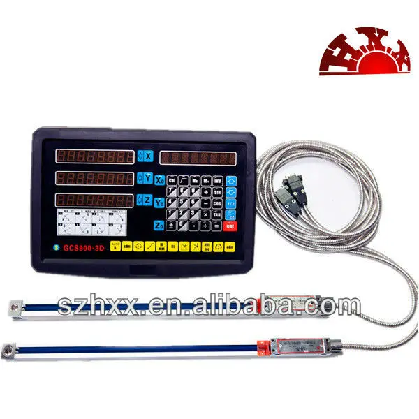 The robust cast housing of the DRO digital readout is well suited for all types of general processing applications