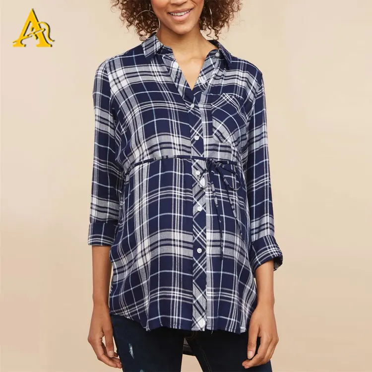 
Wholesale Maternity Clothing with Button Front Maternity Tops Wear 