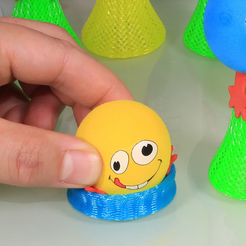 
Funny plastic jumping toy spring bounce toy 