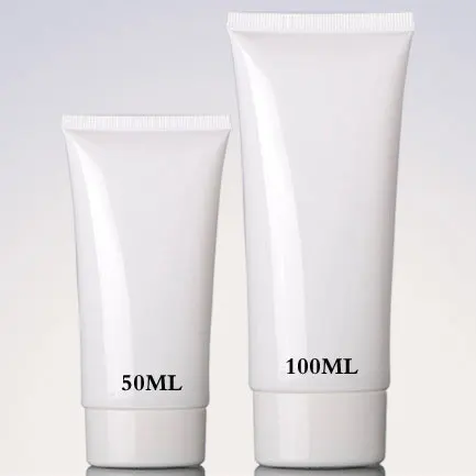 
50ml/100ml PE material facial cleanser packaging tube plastic empty cosmetic tube 