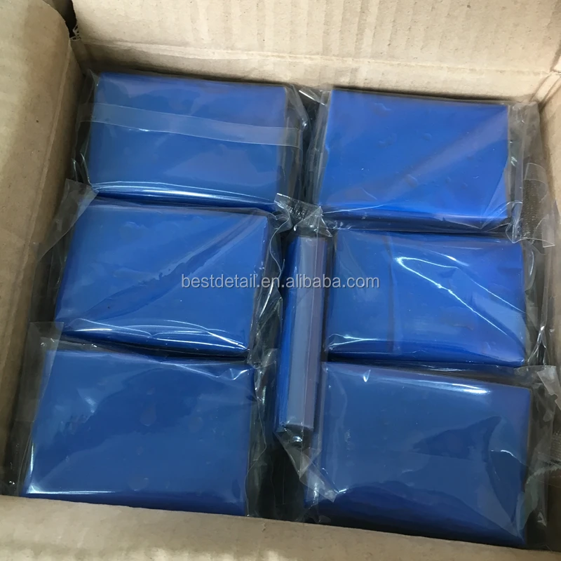 Blue Orange White Red Grey Green Purple Soft Paint Cleaner Fine Grade Auto Detailing Magic Car Clay Bar 100g