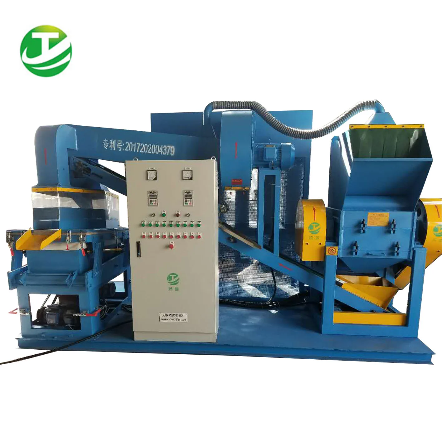 High capacity of scrap copper wire granulator machine for sale copper and plastic recycling granulating