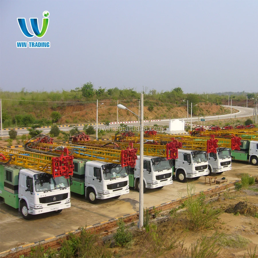 RG Truck mounted Full Hydraulic Mobile 500m Water Well Bore Hole Drilling Rig Factory Price
