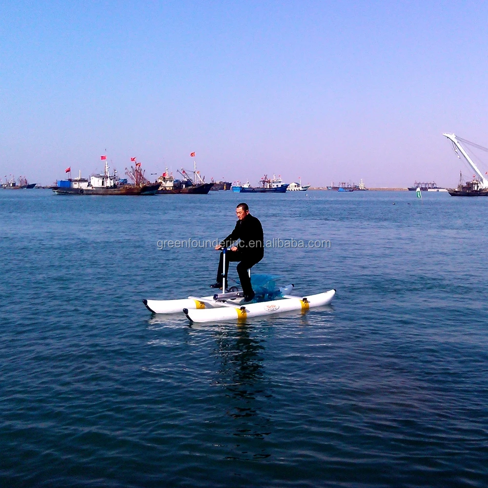 China high quality inflatable PVC Pontoons Water Bikes Water Bicycles Sea Bicycle Supplier