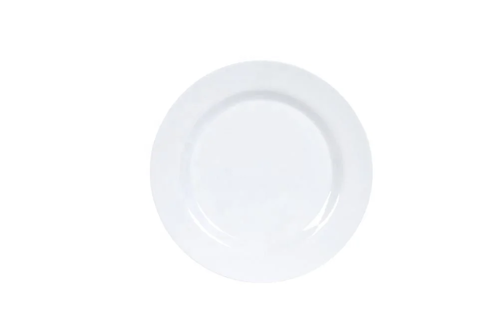 Bulk buy from China custom logo print round melamine fruit plate/lunch plate