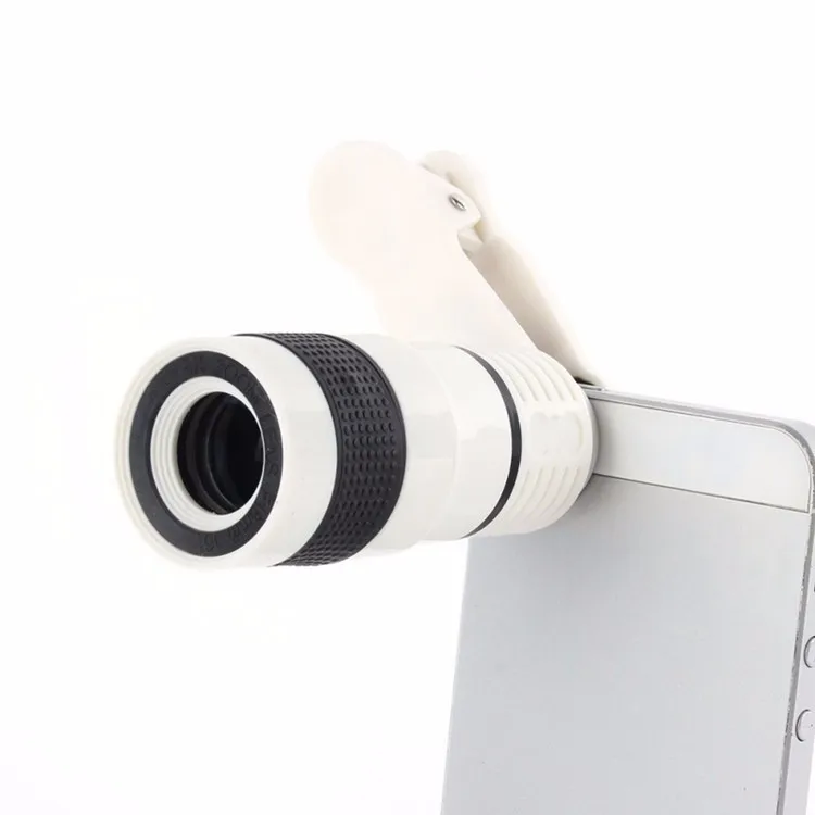 Universal Clip 8X 12X Zoom Mobile Phone Telescope Lens Telephoto External Smartphone Camera Lens for Smartphone