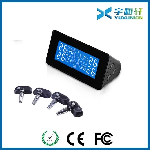 Солнечная Энергия/СВЕТОДИОДНЫЙ Дисплей беспроводной DIY TPMS для TOYOTA Система Контроля Давления в Шинах