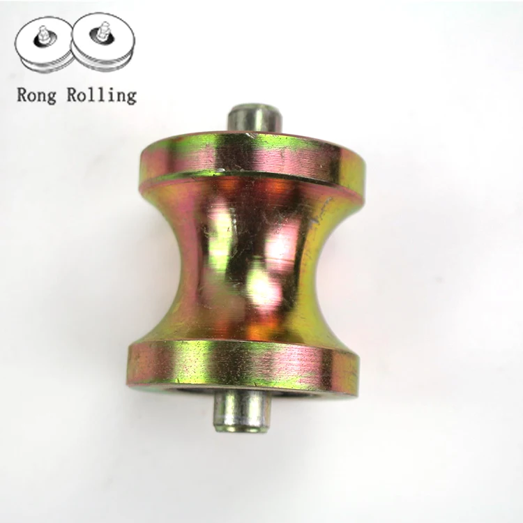 Customize Bottom Fence Bifold Bathroom U groove Door Roller Sliding Gate Wheel