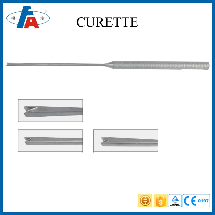 types of medical surgical curette for arthroscope, orthopedics instruments
