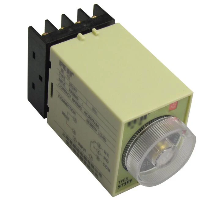 220V AC Power Off Delay Timer Time Relay 10 minutes ST3PF & Base