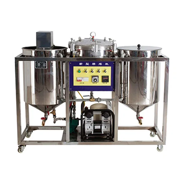 new technology Stainless steel groundnut mustard plam oil refining machine plant
