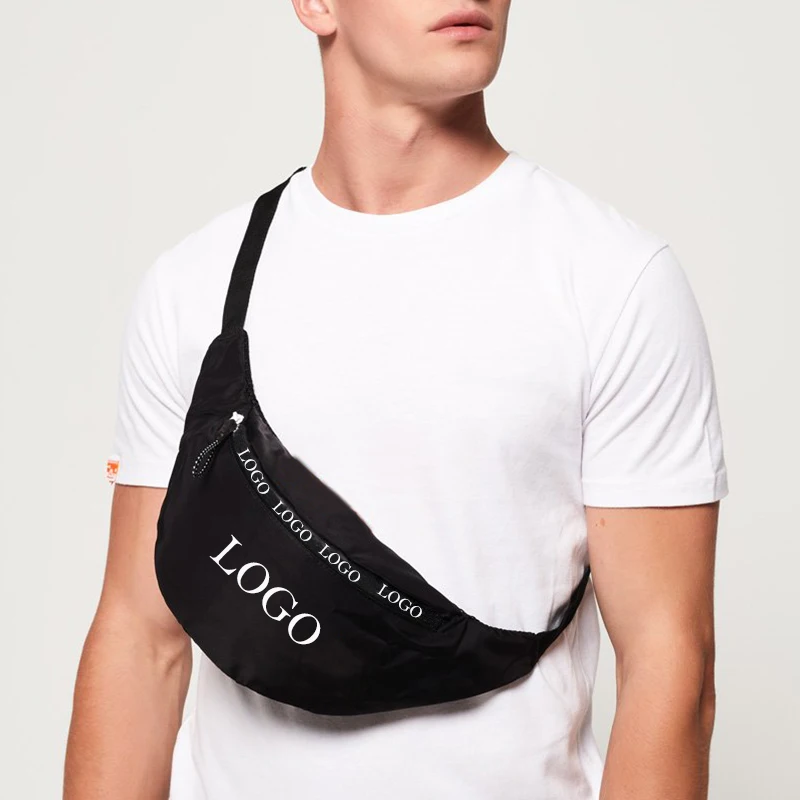 Good Quality Custom Nylon Fashion Luxury Ladies Fanny Pack Men Waist Bag For Sport