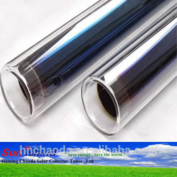 58mm 1800mm heat solar pipe vacuum evacuated tube solar collector tubes price