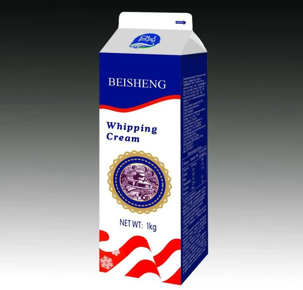 
Hot sale non dairy topping cream, whipping Cream, for bread ,cake ,puff,dessert ,ice cream 