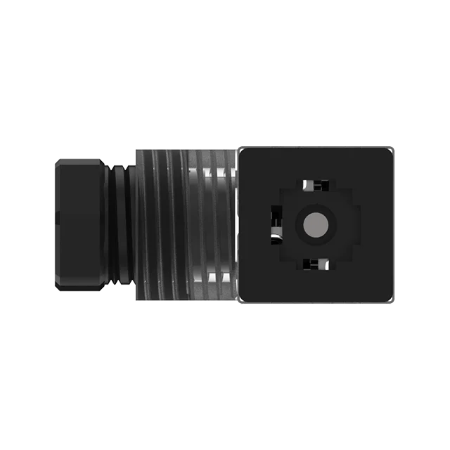 Waterproof IP67 24V C type field wirable valve connector in PG7 cable gland