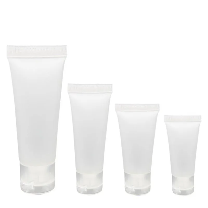 Empty Portable Travel Tubes Squeeze Cosmetic Containers Cream Lotion Plastic Bottles 20ml 50ml 30ml 100ml