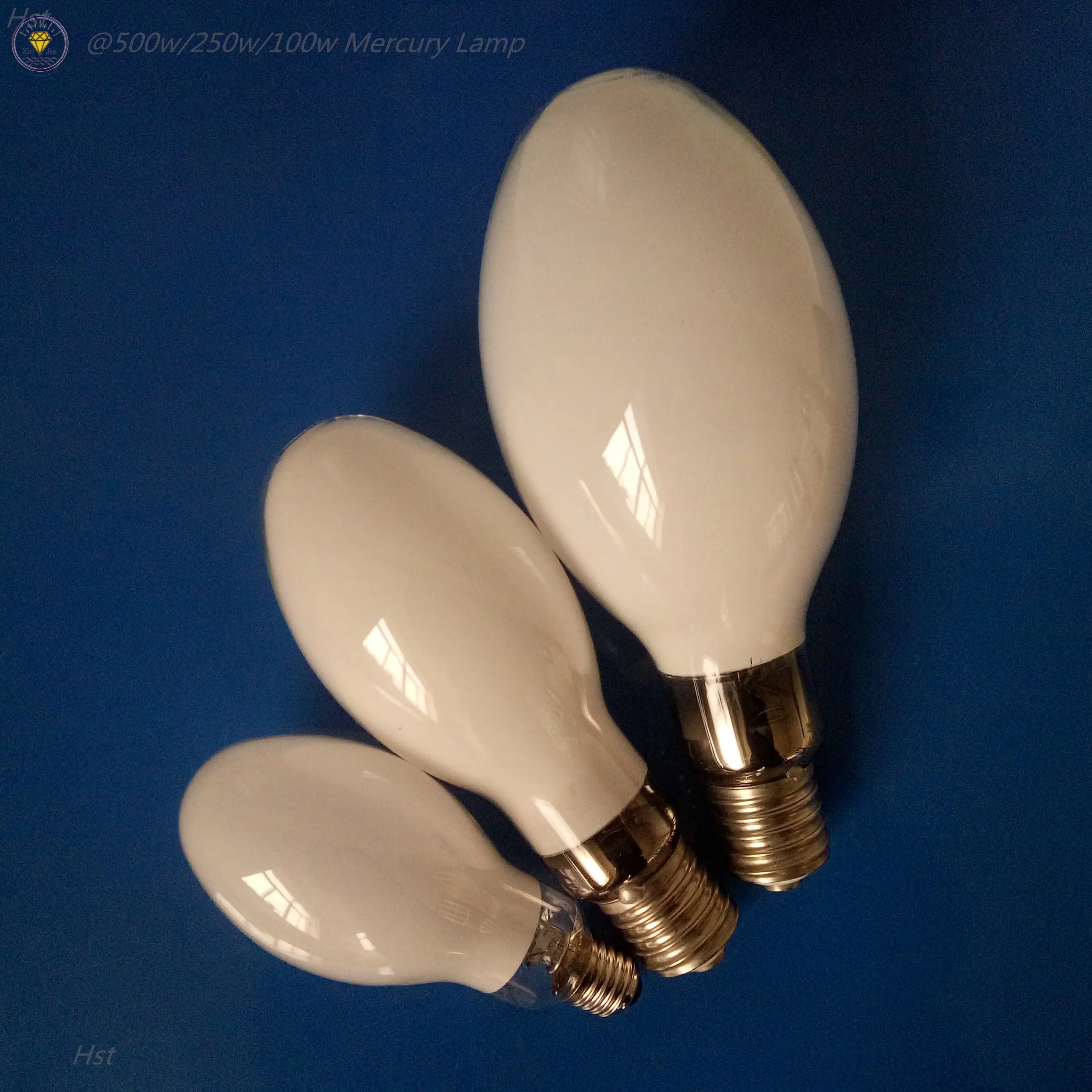 400w mercury vapor lamp HID vapor bulbs ballasted BT shape for enclosed fixtures outdoor lighting arc light