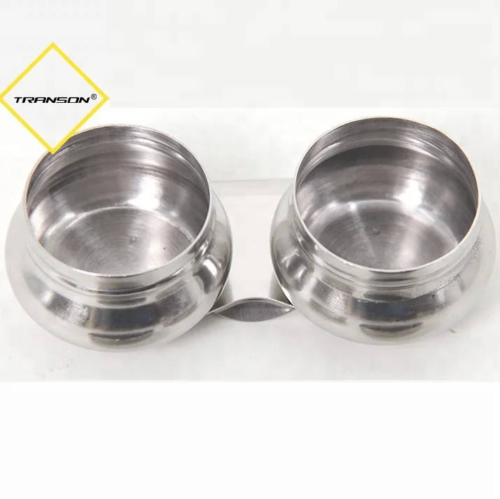 Double Small Pallet Dipper, Paint Cups With Clip in Stainless Steel Material