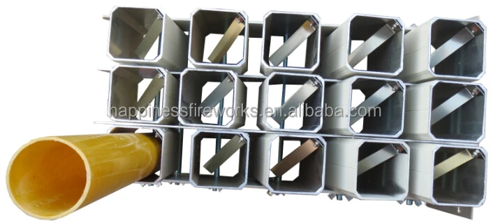 2 inch 15 shots single shot aluminium alloy special-effect fireworks display rack