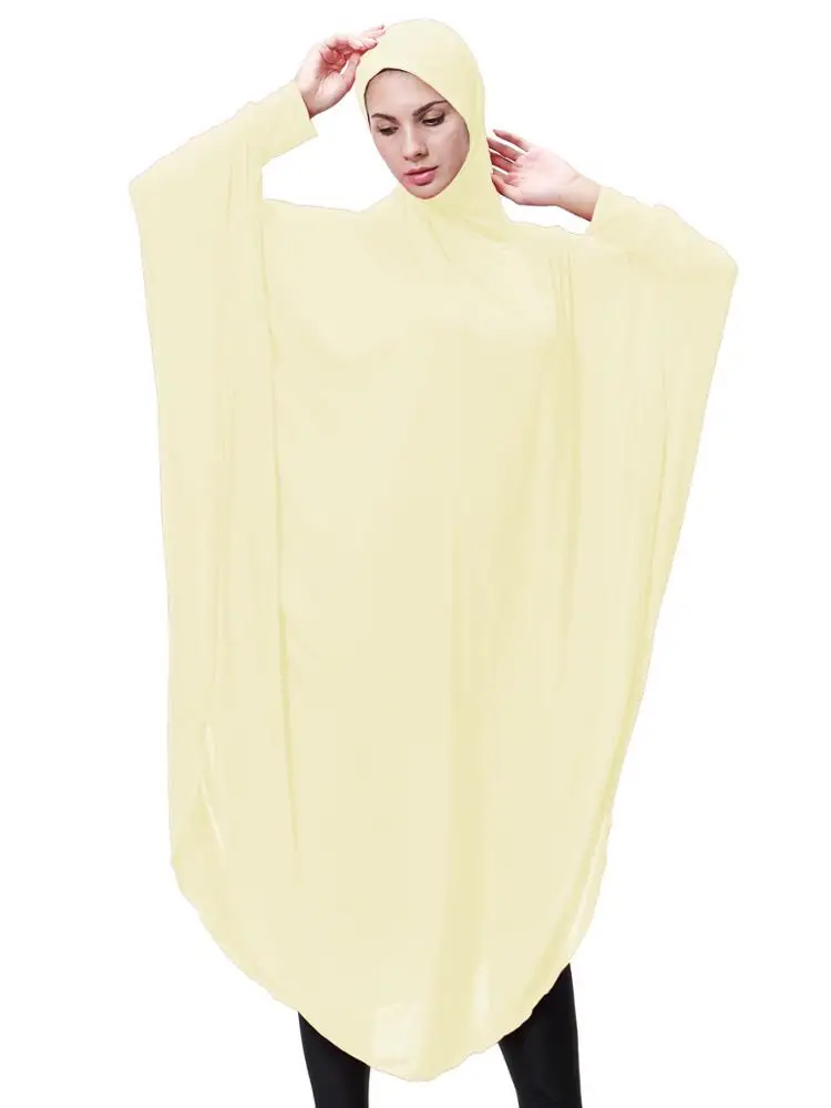 New Style Fashionable Islamic Elegantly Muslim Abaya Jilbab Hip Length Khimar hijab khimar